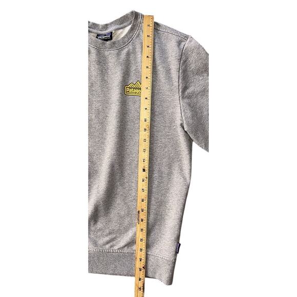 Patagonia Range Station Midweight Gray Crew Sweatshirt Men's Small - Picture 2 of 7